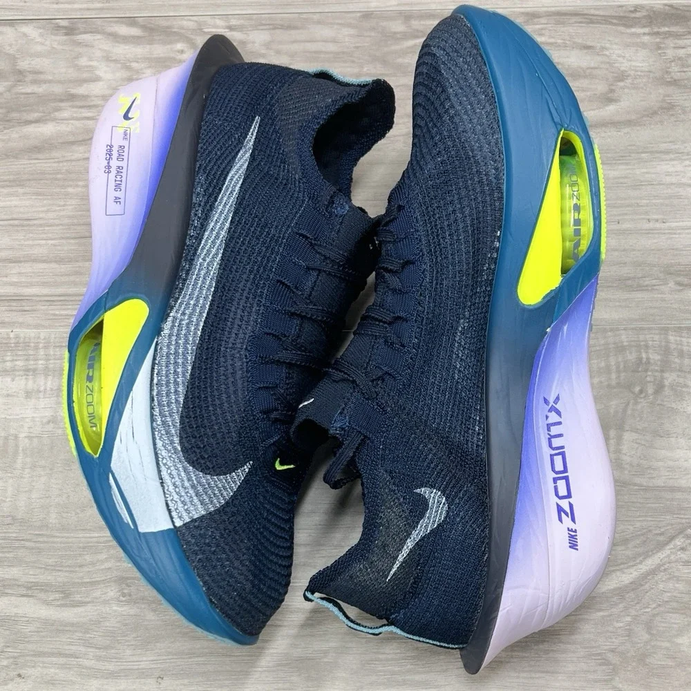 Nike Air Zoom Alphafly PRM NEXT% 3 Mens Sz 9 Obsidian Persian Violet FD8311-401